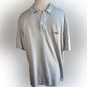Ovadia Blue Pique Polo Shirt for Men
